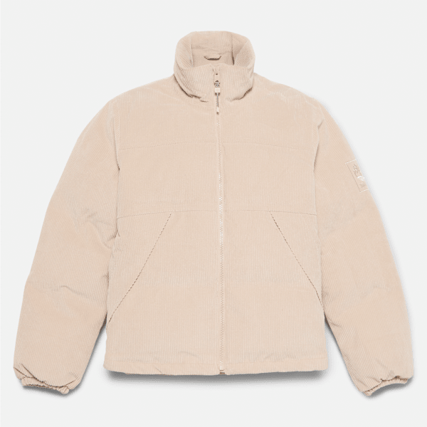 Timberland - Welch Mountain Waterproof Corduroy Puffer Jacket for Women in Beige