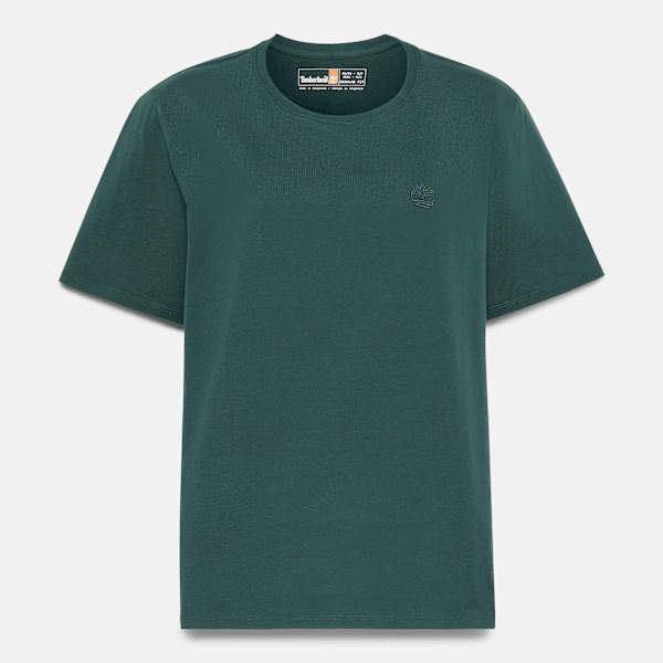 Timberland - T-shirt de Manga Curta Dunstan para Mulher em verde-escuro