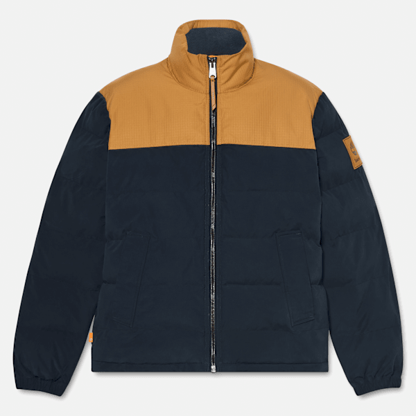 Timberland - Piumino Idrorepellente Mountain Welch da Uomo in giallo/blu scuro