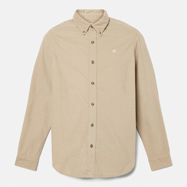 Timberland - Camisa de pana para hombre en gris