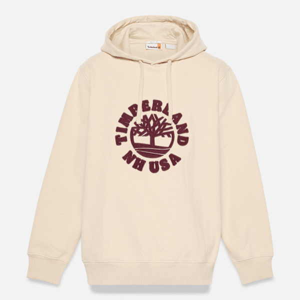 Timberland - Holiday Graphic Hoodie for Men in Beige