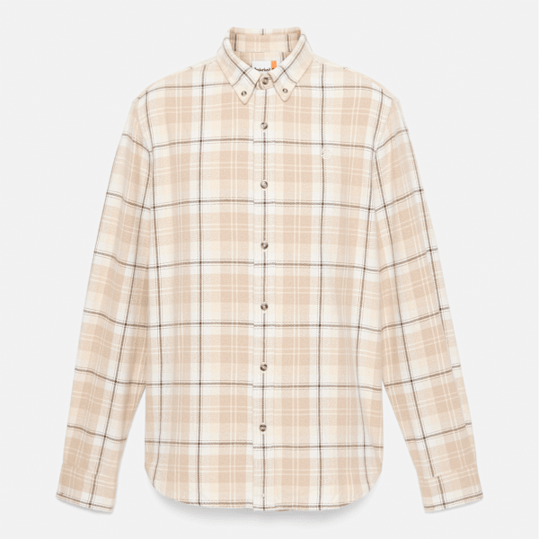 Timberland Chemise À Carreaux En Flanelle Pour Homme En Beige Taille Xxl