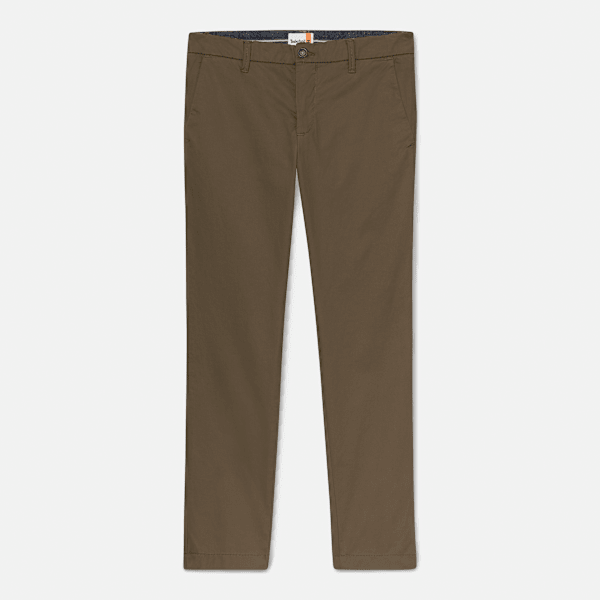 Timberland - Calças Chino em Sarja Justas Claremont para Homem em verde