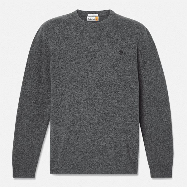 Timberland - Jersey de lana merina Timberland Cohas Brook de cuello redondo para hombre en gris