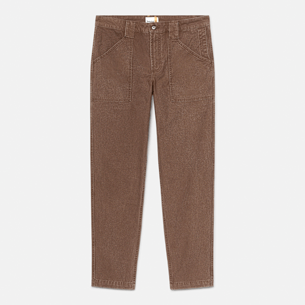 Timberland - Calças em Lona Fatigue com Lavagem Goffstown para Homem em castanho