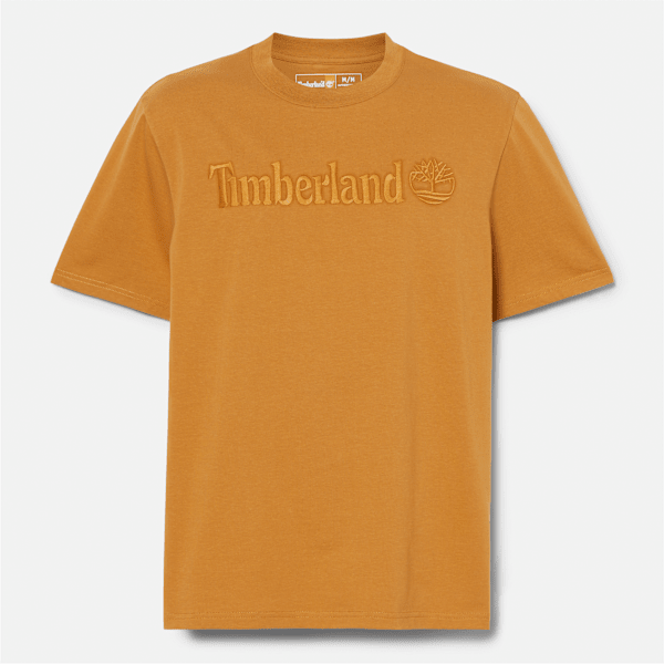 Timberland - Camiseta de manga corta Hampthon para hombre en amarillo