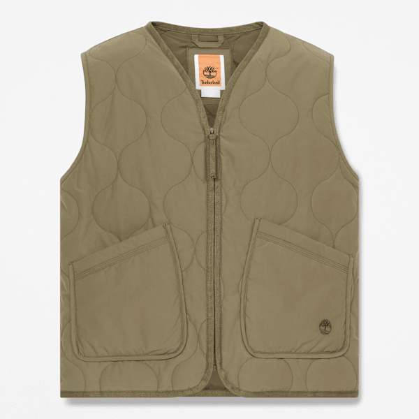 Timberland - All Gender Quilted Vest in Green