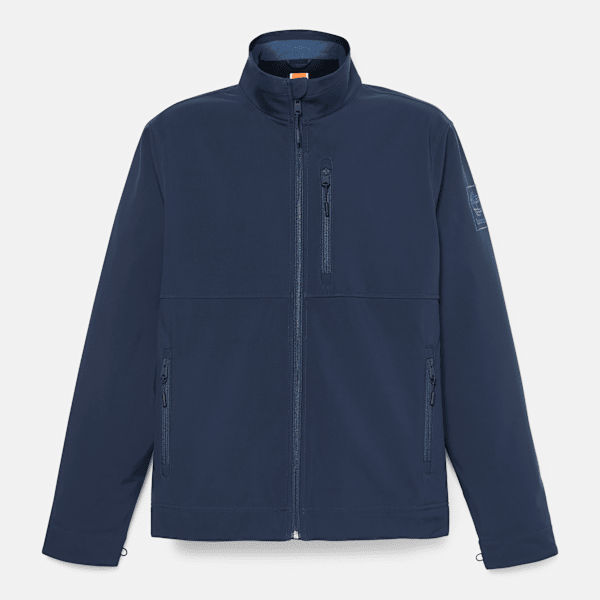 Timberland - Winddichte Mt. Waumbek Softshelljacke mit durchgehendem Reißverschluss für Herren in Dunkelblau, Herren, Blau, Größe: L