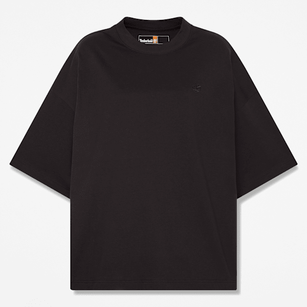 Timberland - Dunstan Oversized Short-Sleeve T-Shirt for Women in Black