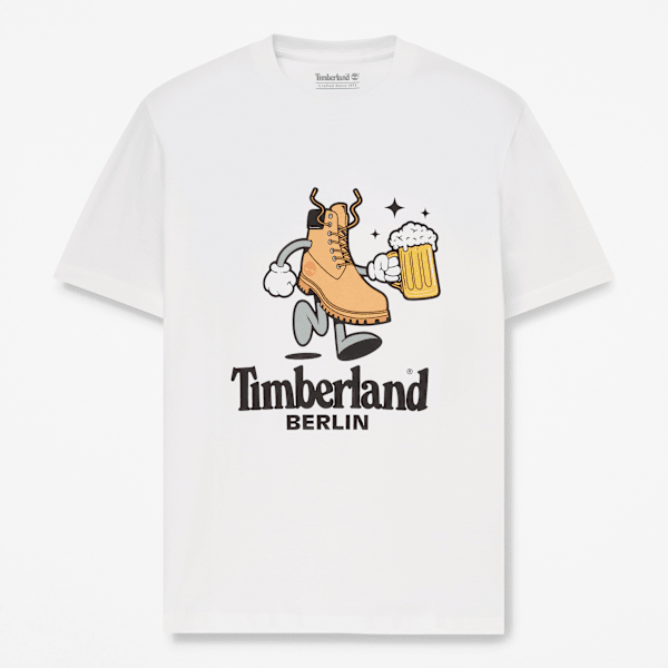 Timberland - All Gender Berlin Short-Sleeve T-Shirt in White