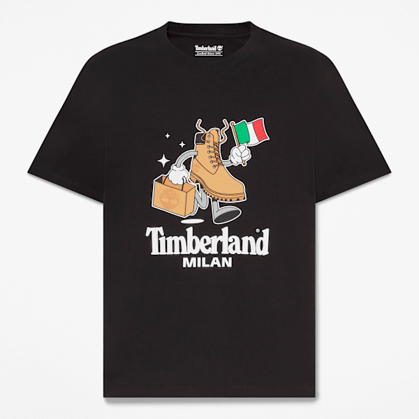 Timberland  Milan Short-Sleeve T-Shirt In Black Size M