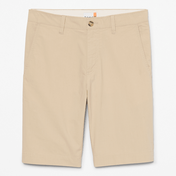 Timberland - Claremont Poplin Chino Short for Men in Beige