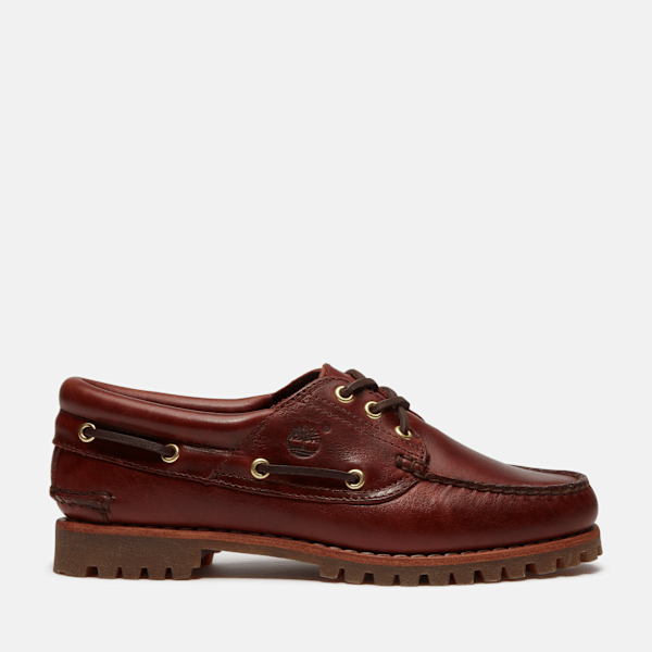 Timberland Authentic 3-Eye Boat Shoe For Women In Brown Size 7