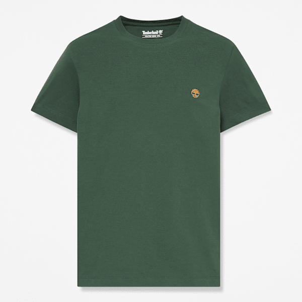 Timberland Dunstan River Slim Short-Sleeve T-Shirt For Men In Dark Green,  Size Xl