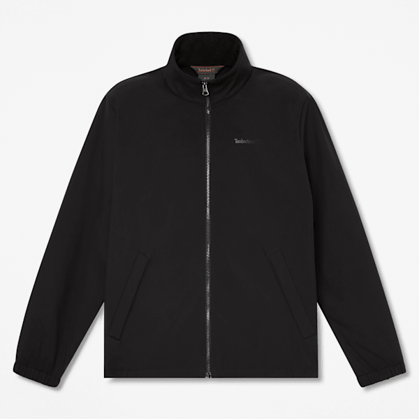 Timberland Windproof Full-Zip Softshell Jacket For Men In Black Size Xl