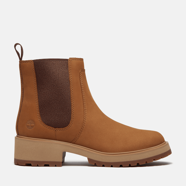 Timberland Carnaby Row Chelsea Boot For Women In Brown Size 4.5