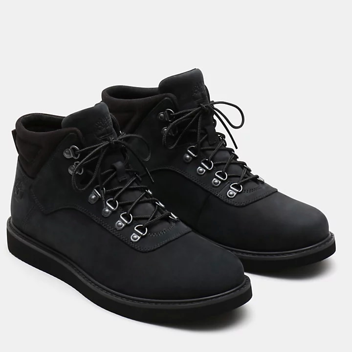 black-timberland-boots