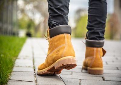 What are Timberland boots made of?