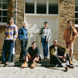 People wearing Timberland Clothing