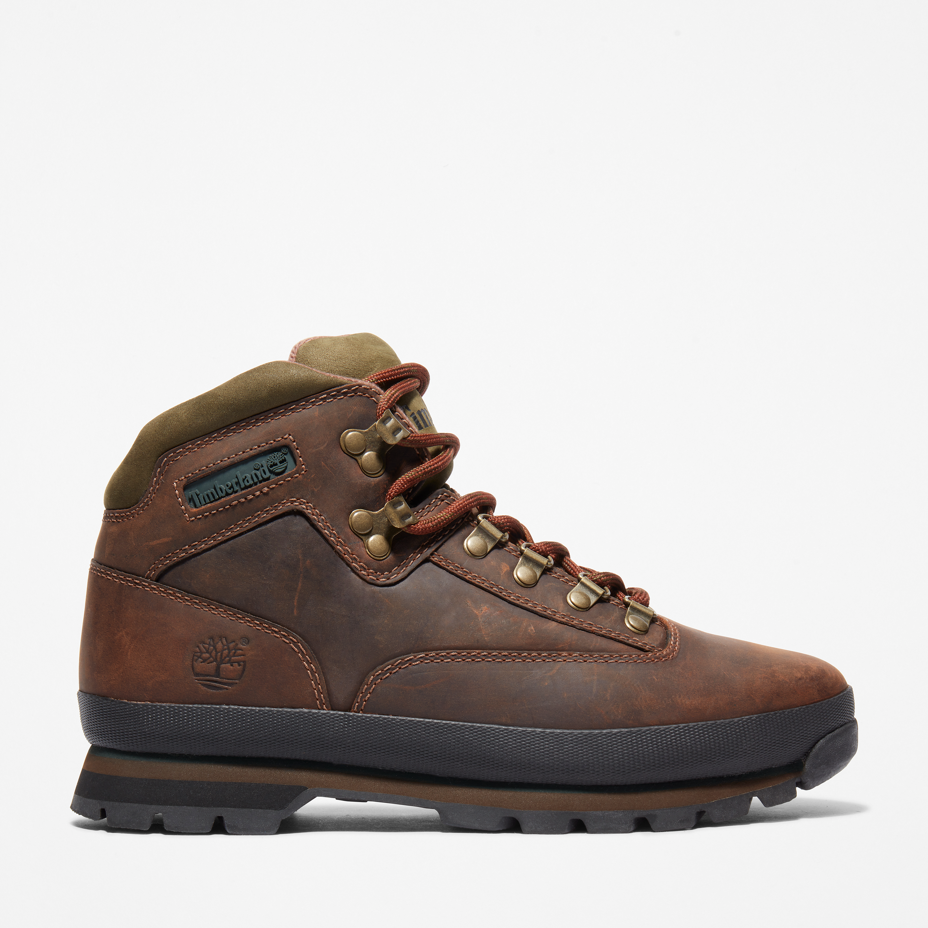 Bota com atacadores Euro Hiker para homem em castanho