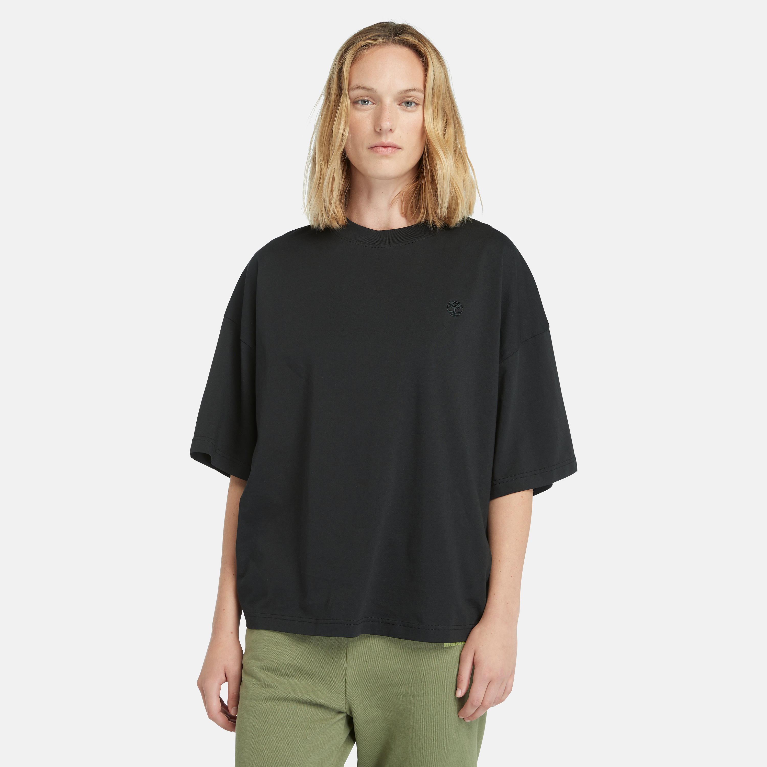 T-shirt Grande Dunstan para Mulher em preto