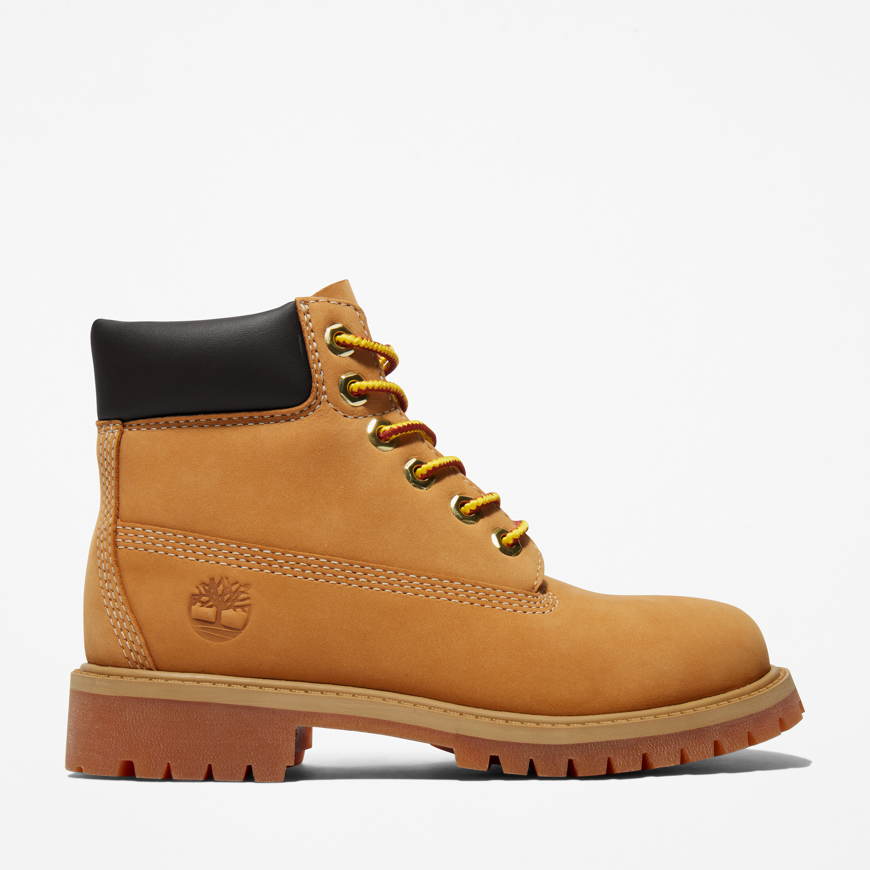 Bota com Atacadores Timberland® Premium 6 Inch para Jovem em amarelo