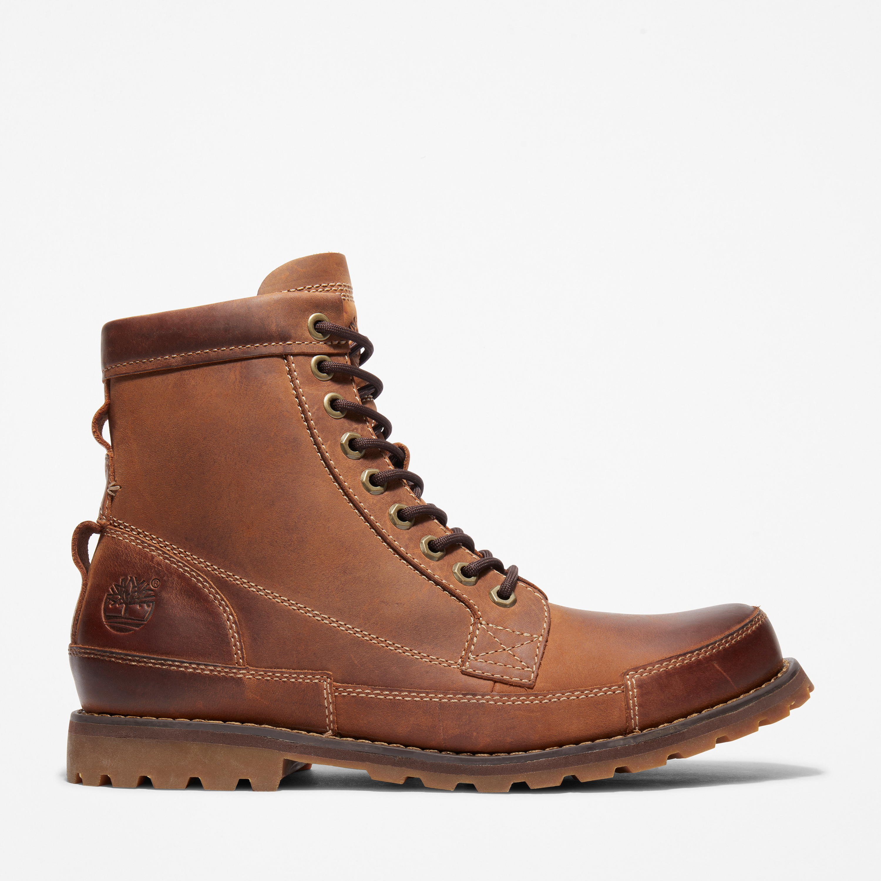 Bota com Atacadores Mid Timberland® Originals para Homem em castanho