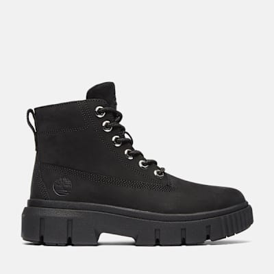 Timberland Greyfield Mid Boot for Women in Black, Woman, Black