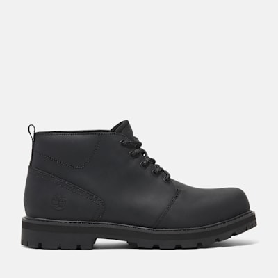 Timberland Britton Road Waterproof Chukka Boot for Men in Black, Man, Black