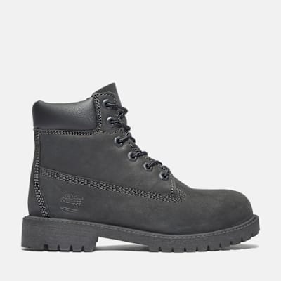 Timberland Premium 6-Inch Waterproof Boot for Junior in Black, Black
