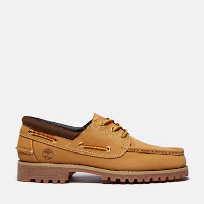 Timberland Authentic 3-Eye Boat Shoe for Men in Yellow, Man, Yellow