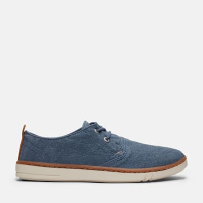 Timberland Hookset Canvas Trainer for Men in Dark Blue, Man, Blue