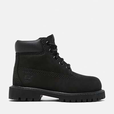 Timberland Premium 6-Inch Waterproof Boot for Toddler in Black, Black