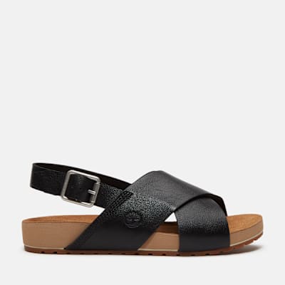 Timberland Malibu Waves Basic Backstrap Sandal for Women in Black, Woman, Black