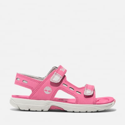 Timberland Moss Jump Backstrap Sandal for Toddler in Pink, Pink