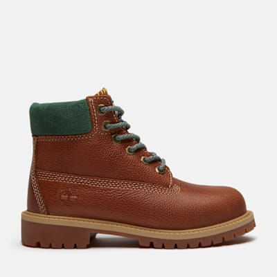 Timberland Premium 6-Inch Waterproof Boot for Junior in Brown, Brown