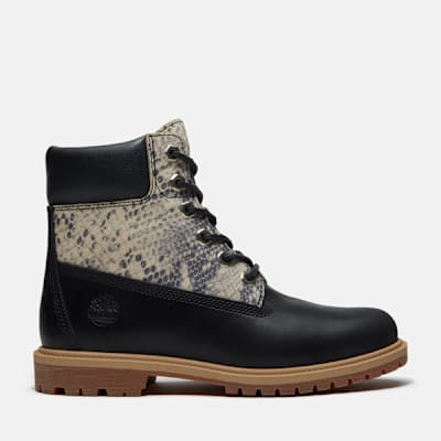 Timberland Premium Suede 6-Inch Boot for Women in Black, Woman, Black