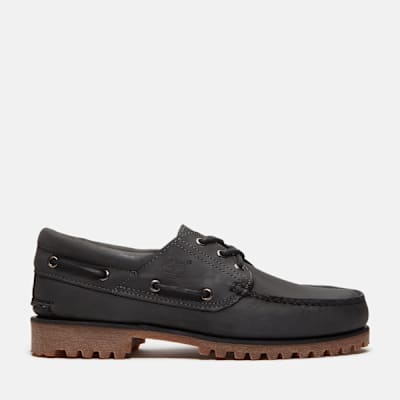 Timberland Lake House 3-Eye Lug Boat Shoe for Men in Dark Grey, Man, Grey