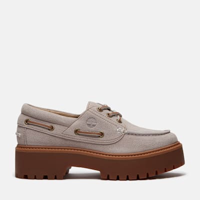 Timberland Stone Street Platform Boat Shoe for Women in Light Purple, Woman, Purple