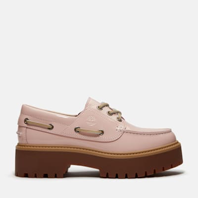 Timberland Stone Street Platform Boat Shoe for Women in Light Pink, Woman, Pink