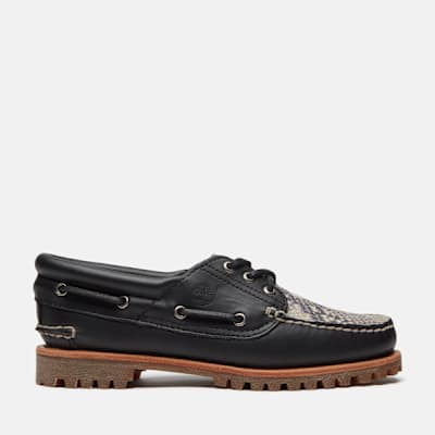 Timberland Authentic Boat Shoe for Women in Black, Woman, Black