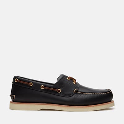 Timberland Crafted Boat Shoe for Men in Black, Man, Black
