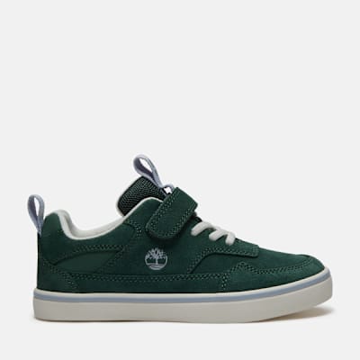 Timberland Stone Jump Hook-and-Loop Trainer for Junior in Green, Green