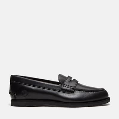 Timberland Classic Slip-On Boat Shoe for Women in Black, Woman, Black