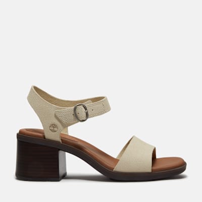 Timberland Bellevaux Backstrap Sandal for Women in Light Beige, Woman, Beige
