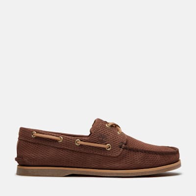 Timberland Lake House Classic 2-Eye Boat Shoe for Men in Dark Brown, Man, Brown
