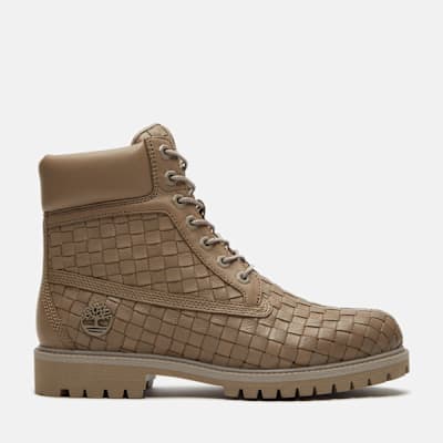Timberland Textured Premium 6-Inch Boot for Men in Green, Man, Green