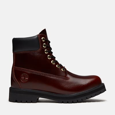 Timberland Heritage 6-Inch Waterproof Boot for Men in Burgundy, Man, Burgundy