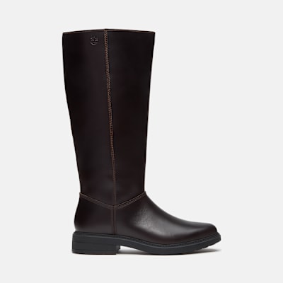 Timberland Stormbucks Tall Side Zip Boot for Women in Dark Brown, Woman, Brown