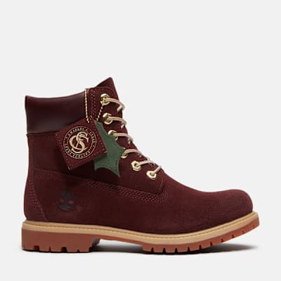 Timberland Premium 6-Inch Waterproof Boot for Women in Burgundy, Woman, Burgundy